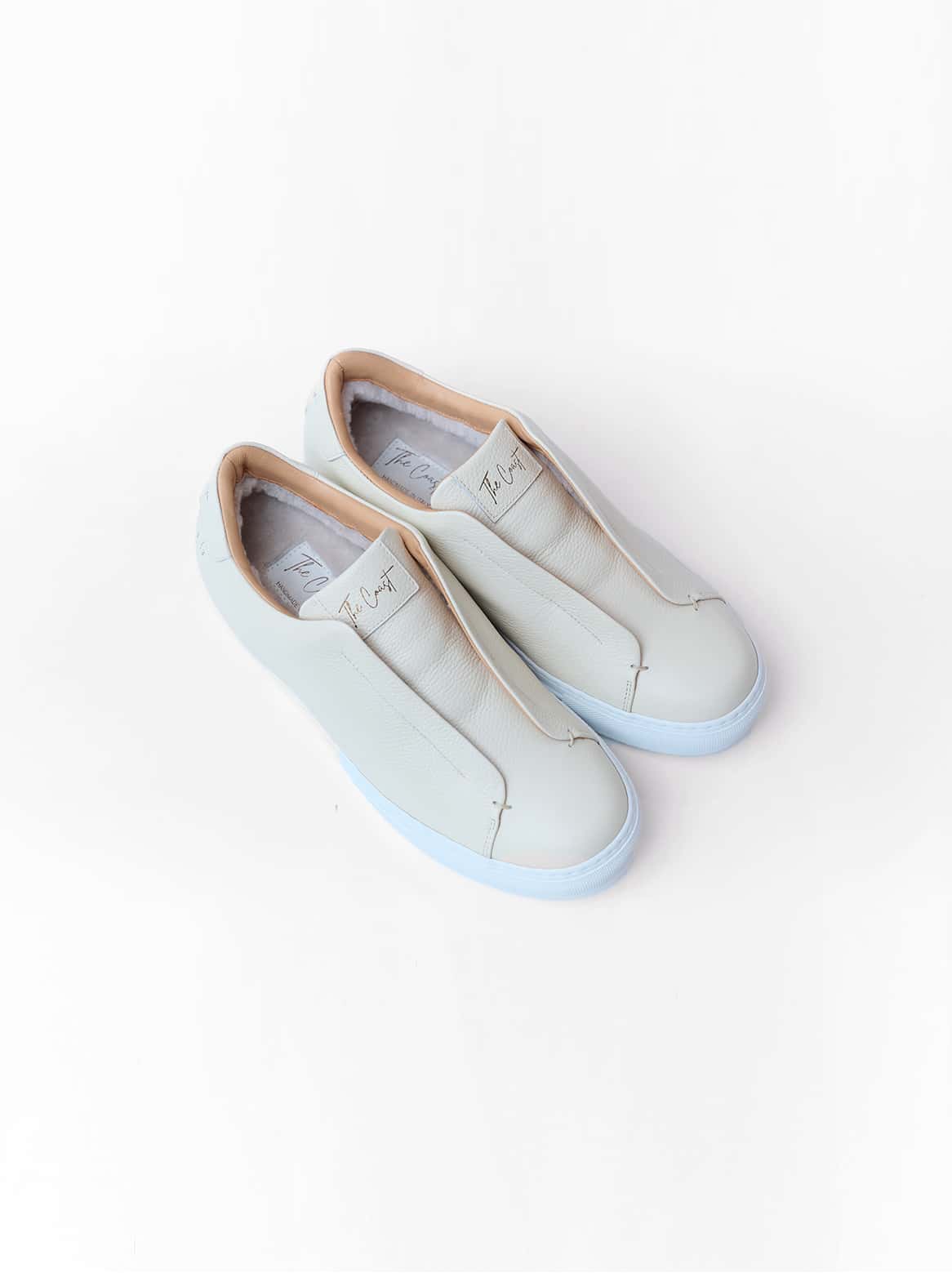 Beni Slip-In mit Lammfell gefüttert in Offwhite