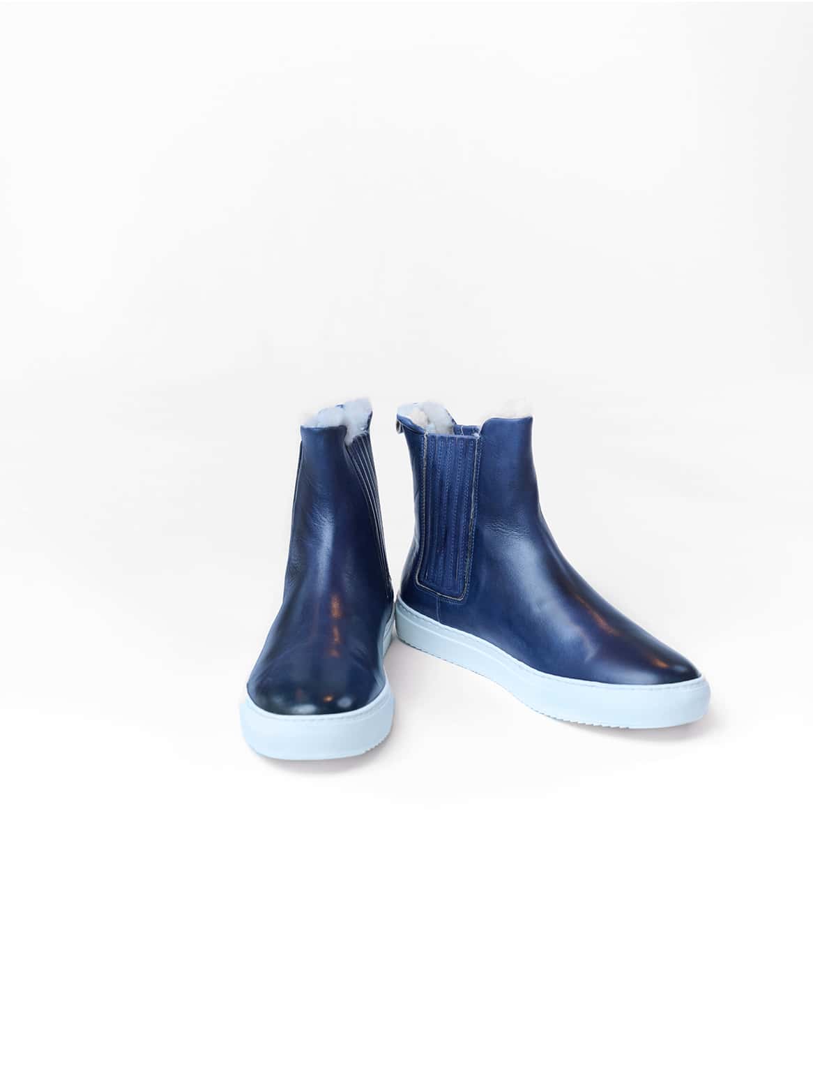Leo Chelsea Sneaker in Blau