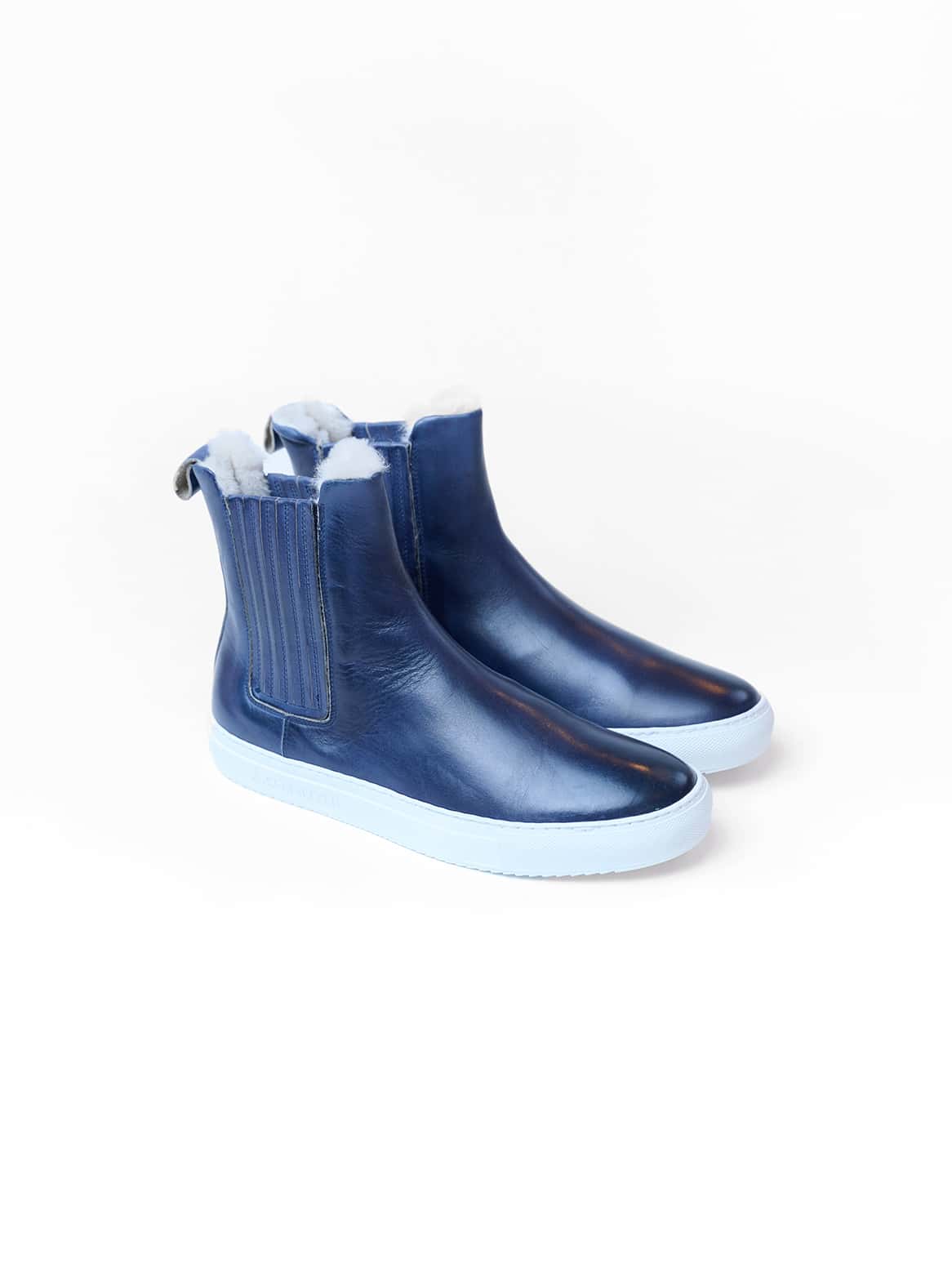Leo Chelsea Sneaker in Blau