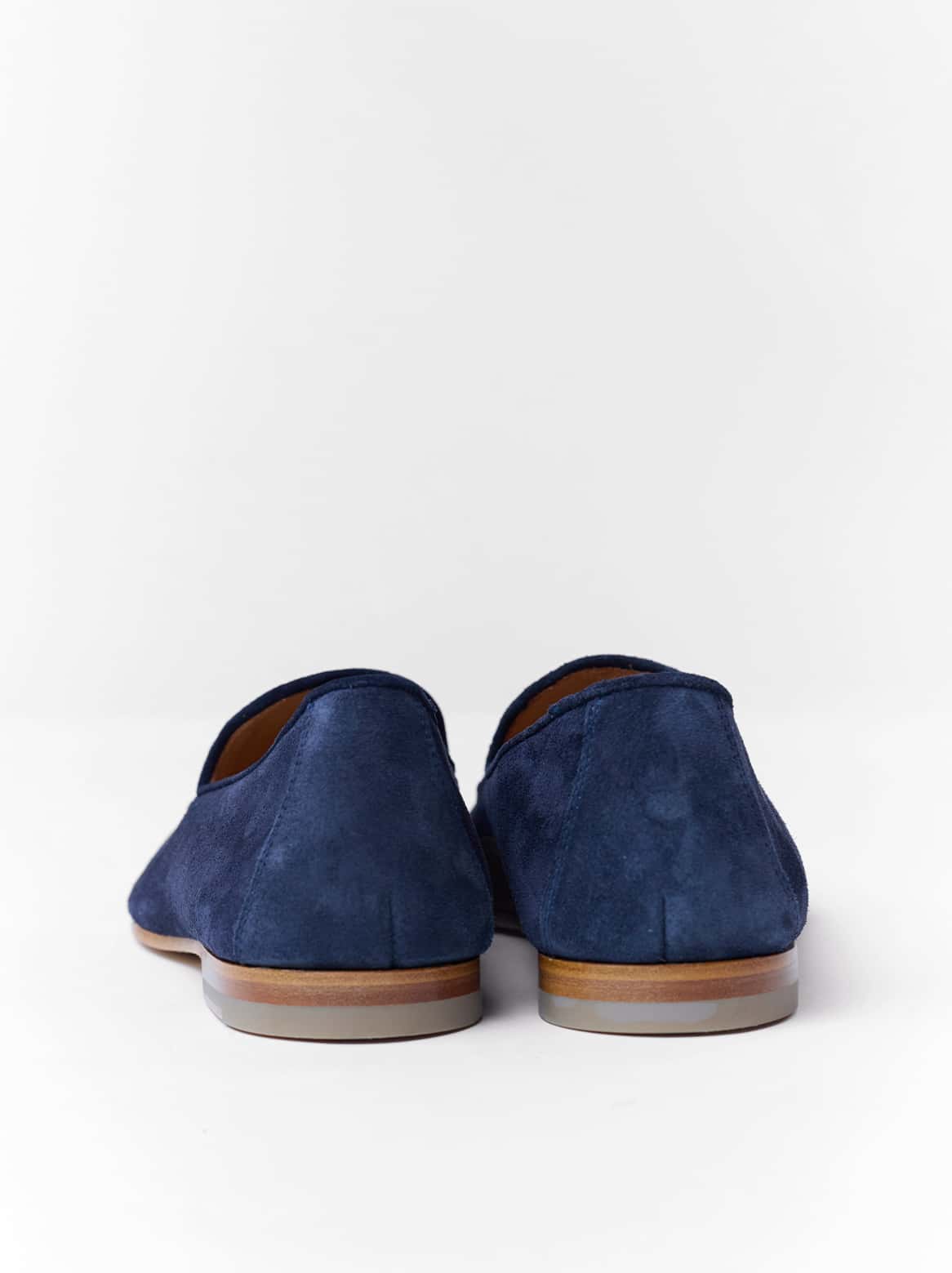 Loafer aus Ziegenvelours Blau