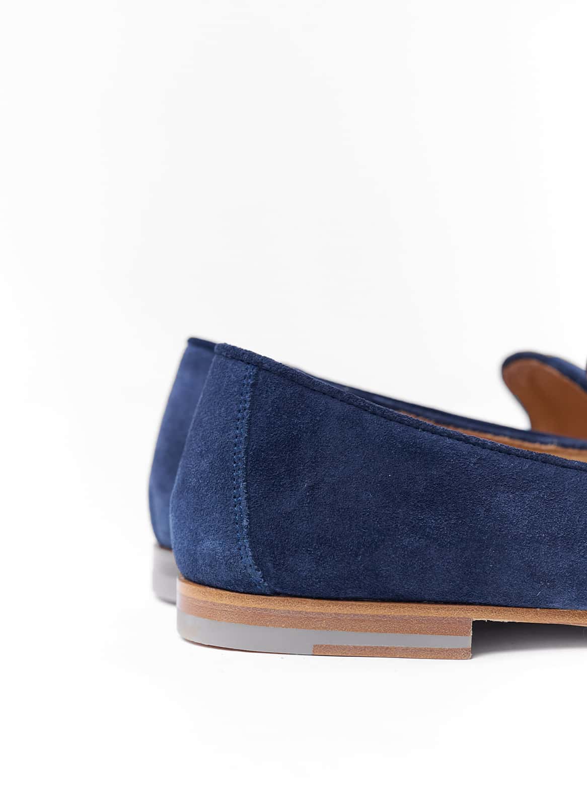 Loafer aus Ziegenvelours Blau