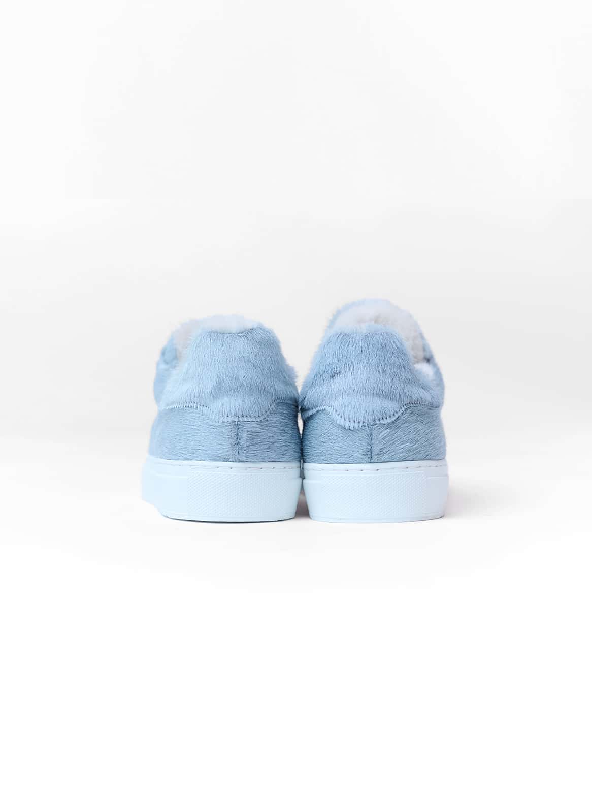Francesco Sneaker Cavallino mit Lammfellfutter in Grau