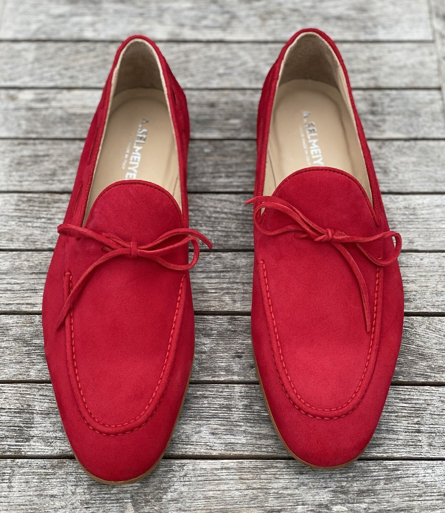 Loafers red