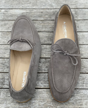Open image in slideshow, Goat suede loafers
